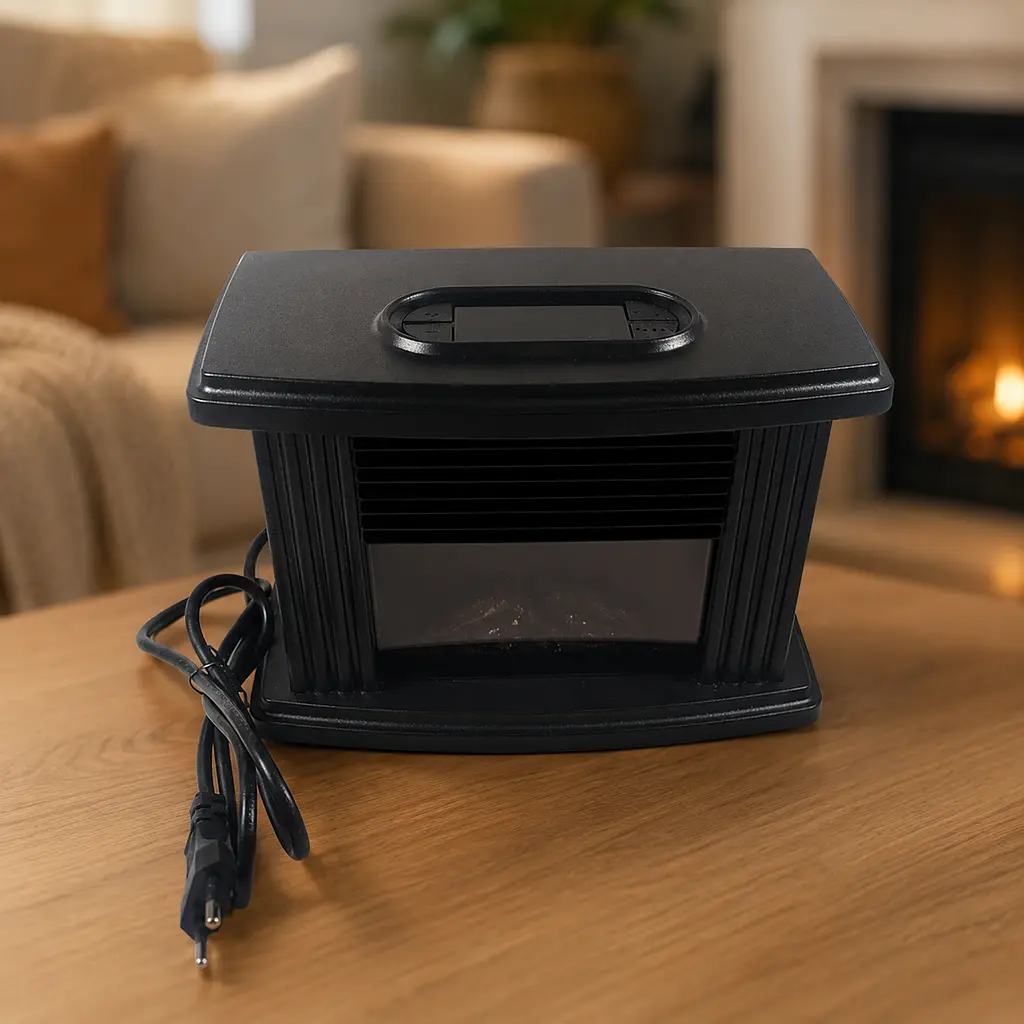 Тепловентилятор з технологією 3D-полум'я / Обігрівач Flame Heater з дистанційним керуванням - фото 4