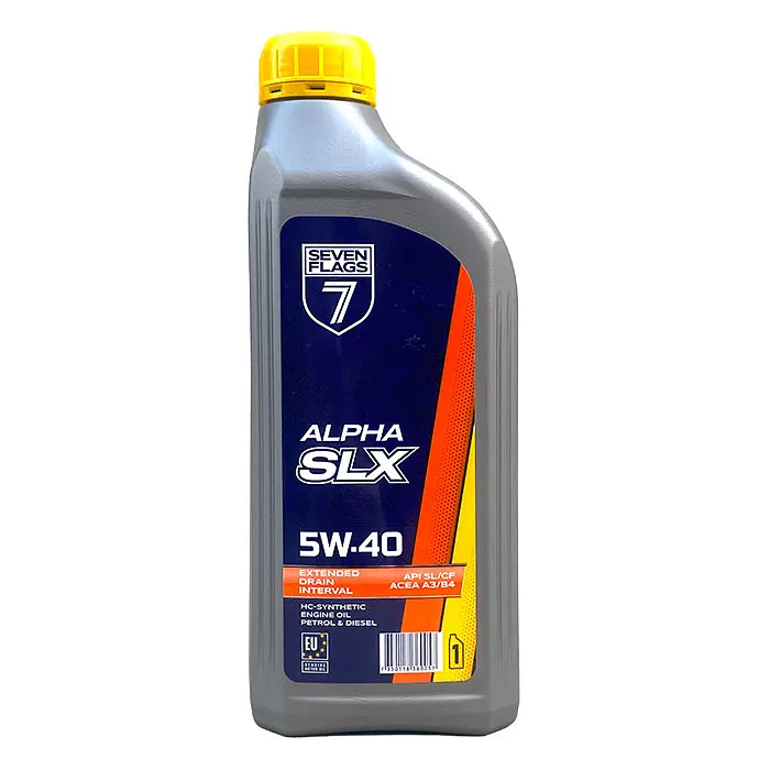 Автомобільна моторна олива 7FLAGS Alpha SLX 5W-40 1л