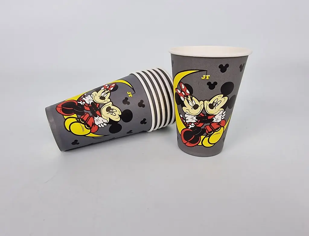 Стакан  кольоровий паперовий з малюнком об'єм 340 мл "MICKY MOUSE" 50 шт/уп. - фото 4