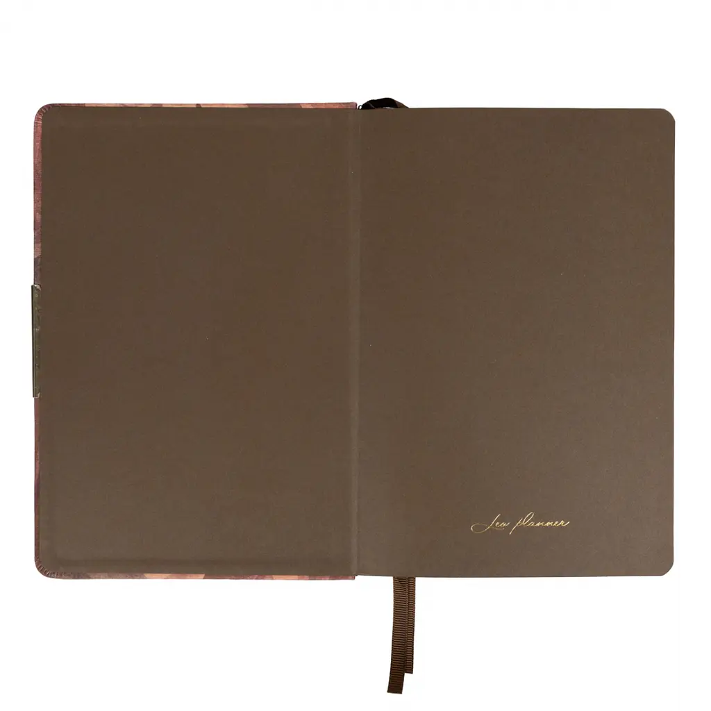 Щоденник діловий Leo Planner 2027 Bloom А5 твердий 368 сторінок коричневий (252766) - фото 3