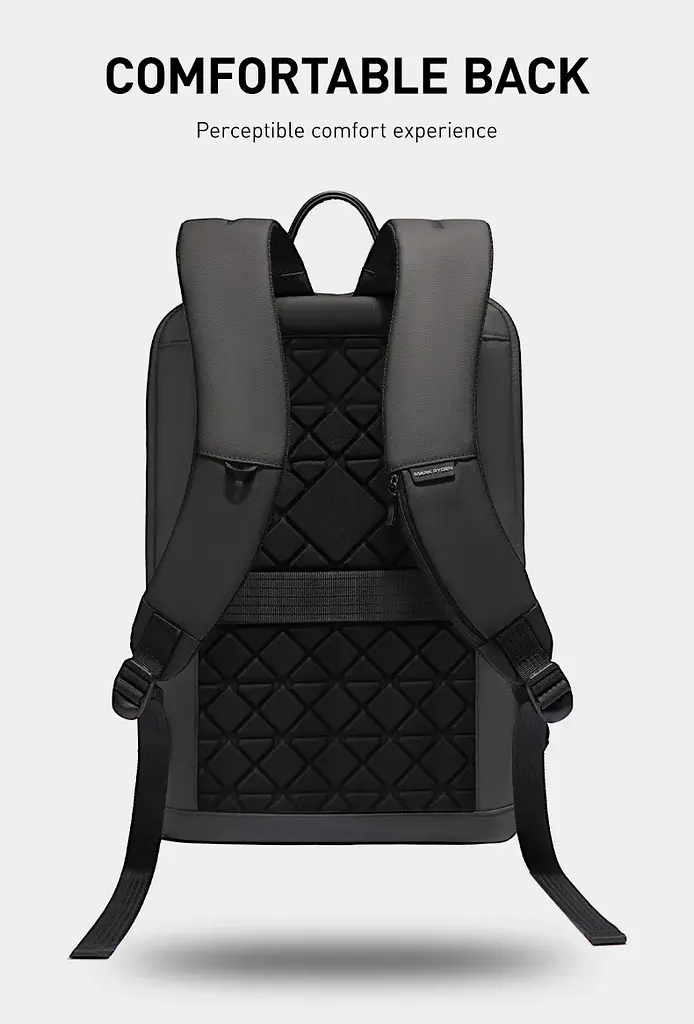 Рюкзак для ноутбука 15.6" Mark Ryden MR7003 надлегкий з вентильованою спинкою (Чорний) - фото 6