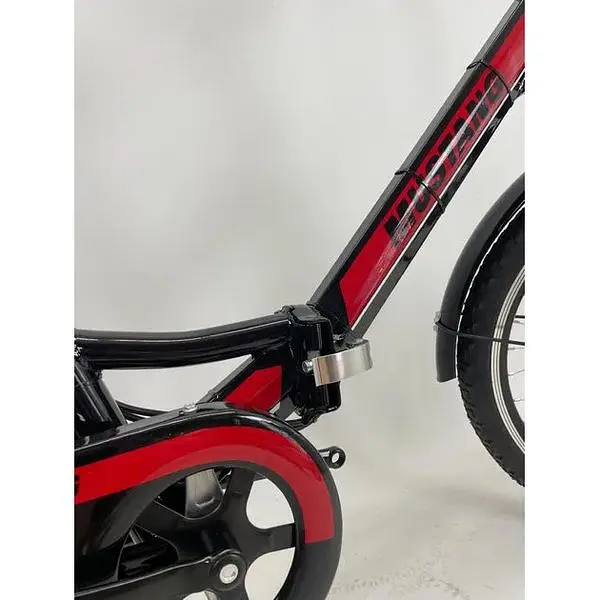 Електровелосипед Mustang 24 дюйми 500W 36V 18Ah червоний - фото 13