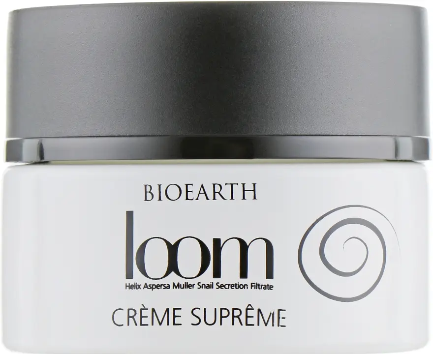 Крем для лица Bioearth Loom Supreme Cream с экстрактом слизи улитки 50 мл - фото 2