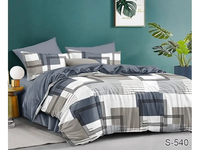 Комплект постільної білизни с компаньоном Євро TAG tekstil pbe0046125 - фото 2