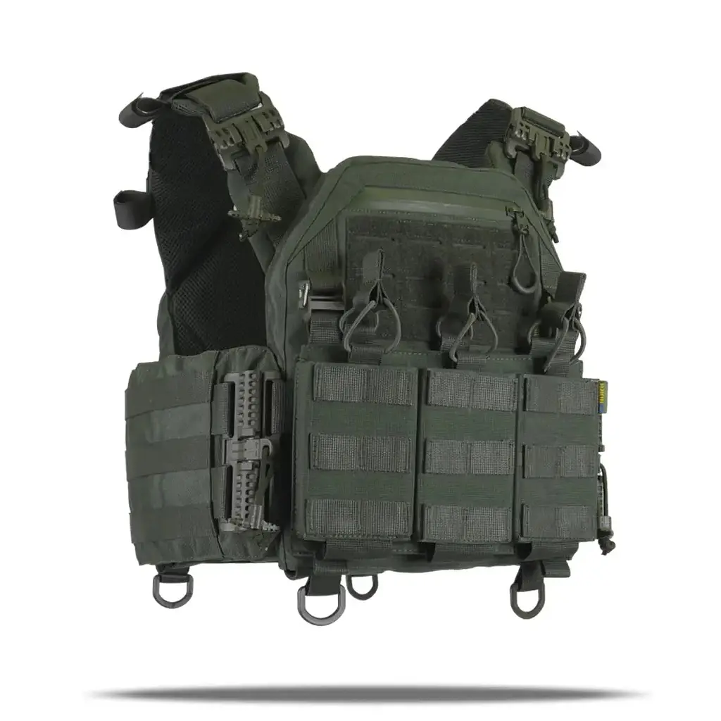 Плитоноска Kiborg GU gen.2 + 3 підсумки Khaki (1000-k55003) - фото 3