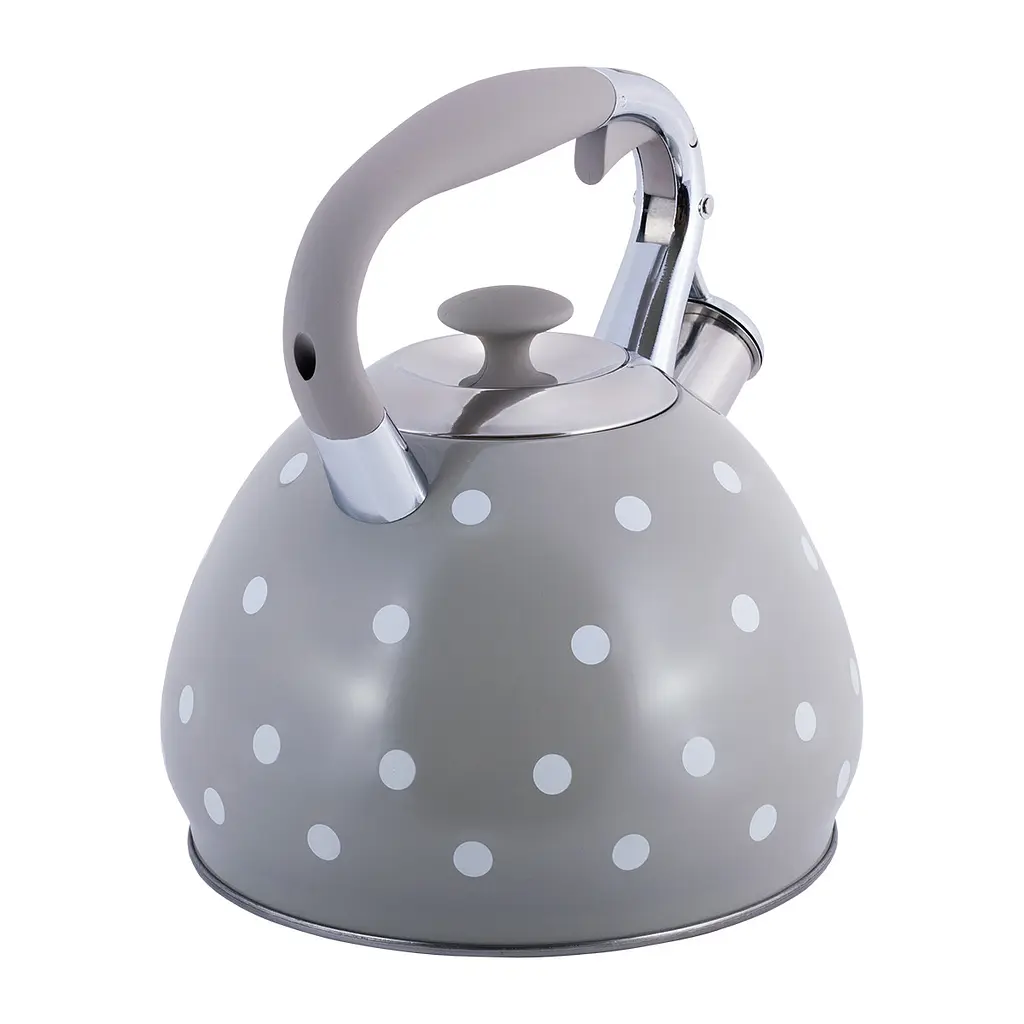 Чайник із свистком Kamille KM-0695GR 3 л сірий - фото 3