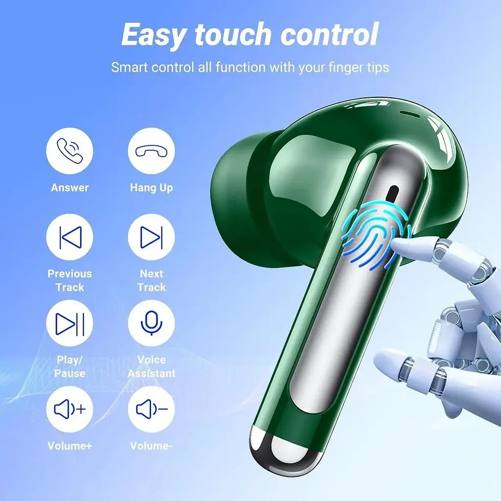 Бездротові навушники Bluetooth 5.3 з 4 HD мікрофонами - фото 4