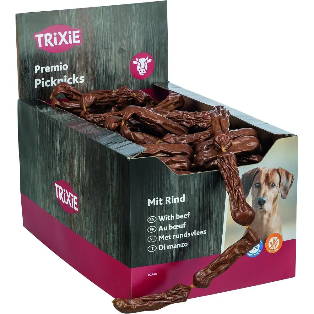 Ласощі для собак Trixie PREMIO Picknicks сосиски 1,6 кг / 200 шт. (яловичина) - фото 2