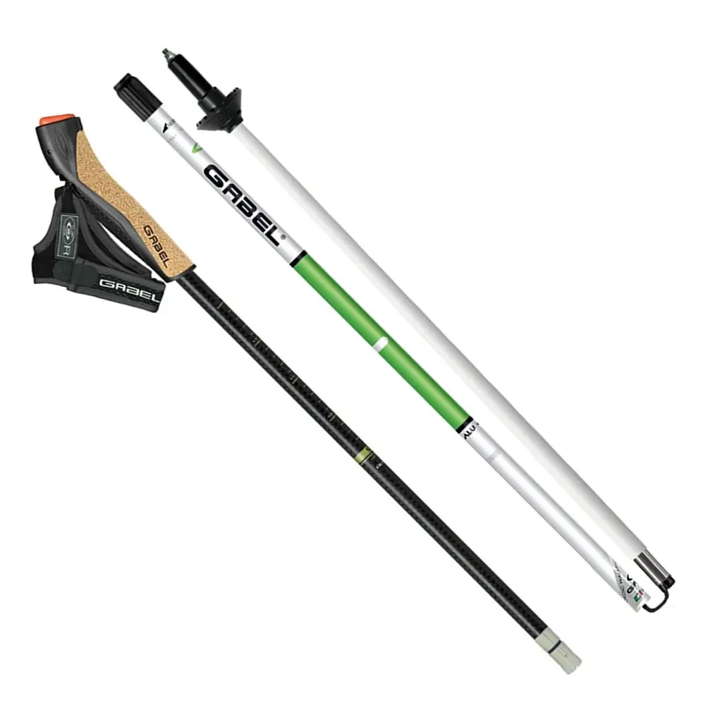 Палки для скандинавской ходьбы Gabel Nordic Revo Alu-Tech (7009351390000) складные - телескопические - фото 2