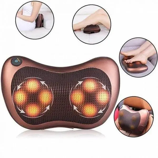 Масажер-подушка для шиї плечей та спини UKC Massage Pillow 8028 - фото 2