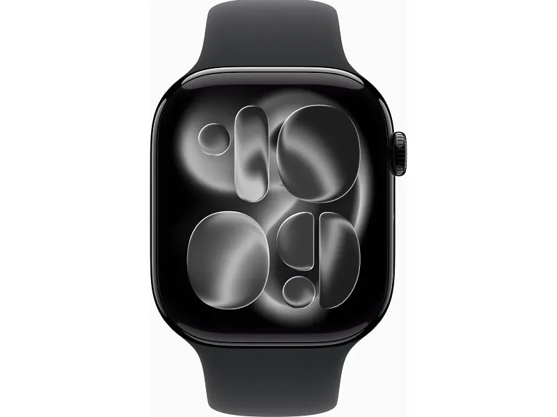 Смарт-годинник Apple Watch Series 11 GPS + Cellular 46mm Jet Black Alu. Case w. Black S. Band - S/M (MFC24) - фото 2