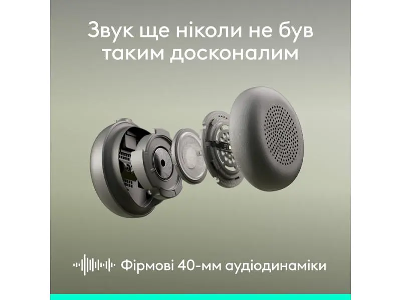 Навушники з мікрофоном Logitech Zone Wireless 2 ES Off-White (981-001508) - фото 10