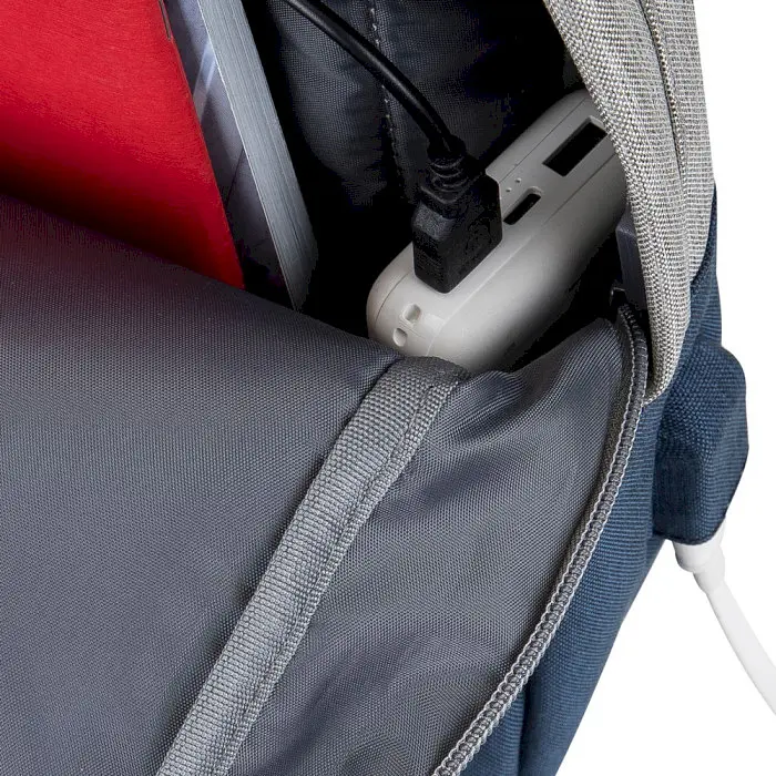 Рюкзак RivaCase 7562 Grey/Dark blue - фото 14