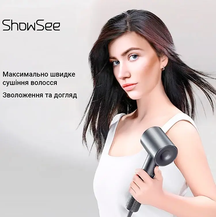Фэн ShowSee Electric Hair Dryer A18-B Black - фото 4