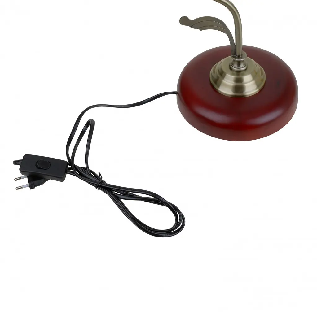 Настольная лампа Brille Флористика BKL-058T/1 E27 AB - фото 4