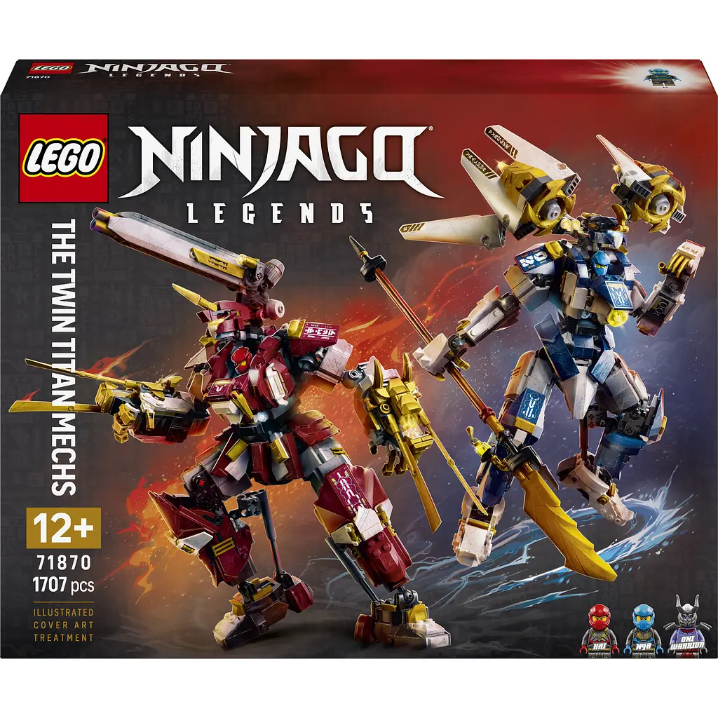 Конструктор LEGO Ninjago Близнюки роботи-Титани (71870) - фото 4