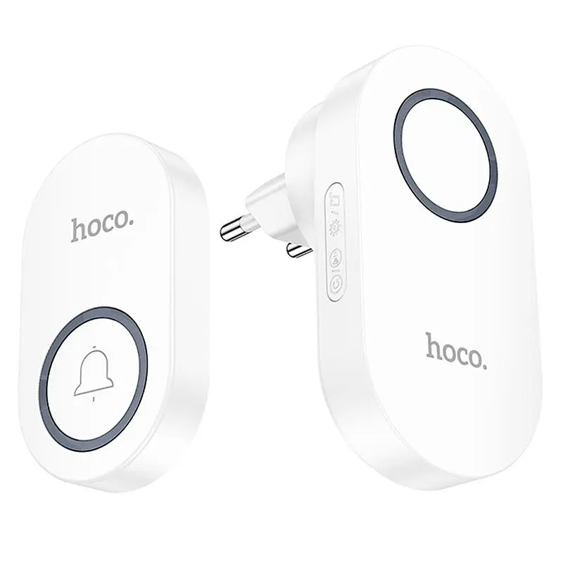 Дверний дзвінок Hoco HI25 Neon Bell White - фото 4