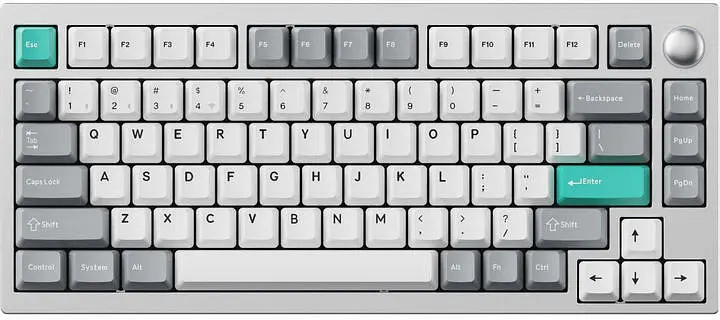 Клавиатура механическая P1 Pro 84Key, Keychron Super Brown, WL/BT/USB-A, QMK/VIA, Hot-Swap, EN Lemokey teh0013906 - фото 7