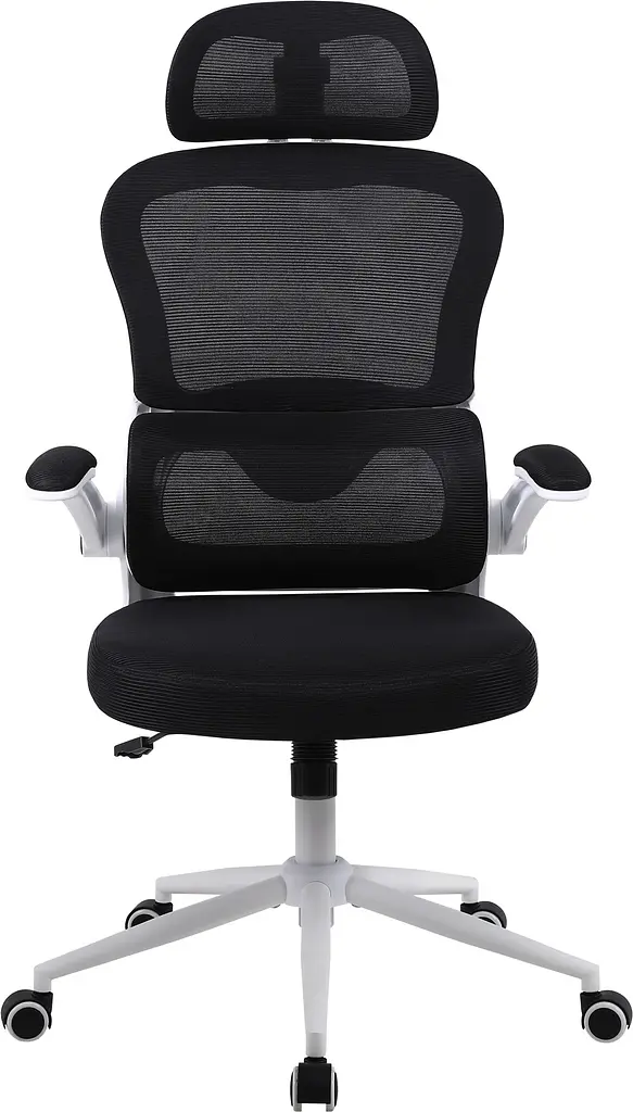 Офісне крісло GT Racer B-5880 White/Gray - фото 7