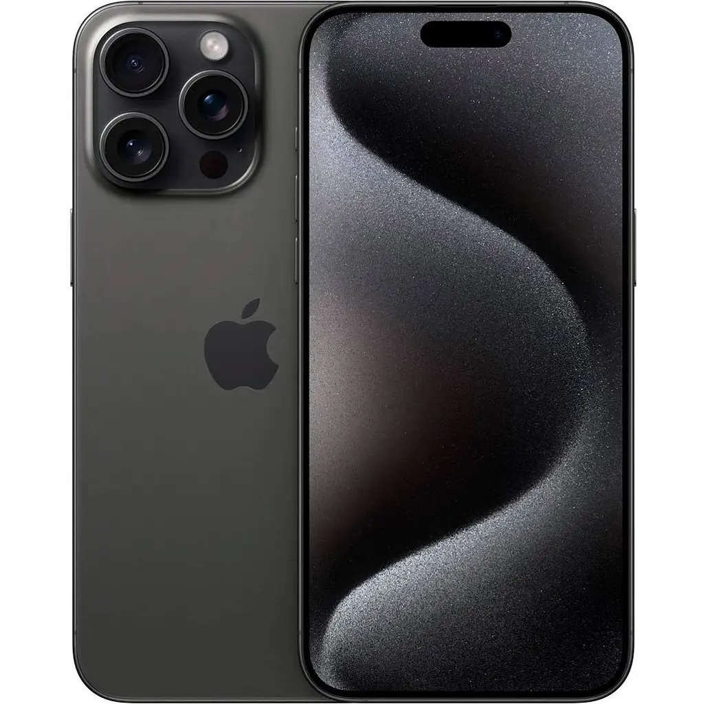 Смартфон Apple iPhone 15 Pro 1TB eSIM Black Titanium [MTU13] [93925] - фото 1