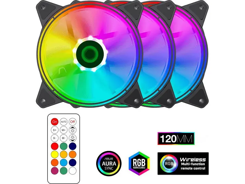 Корпусний вентилятор Gamemax RQ 300 Black - фото 2