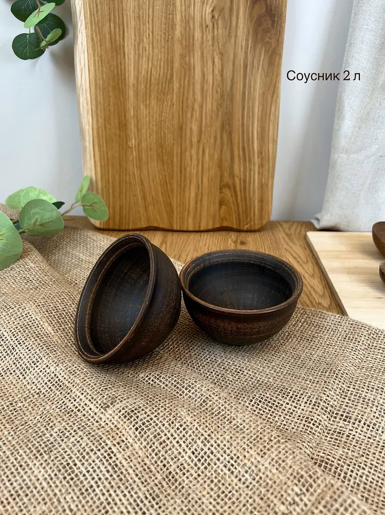 Столовий сервіз керамічного (глиняного) посуду на 6 осіб Гладкий - фото 6