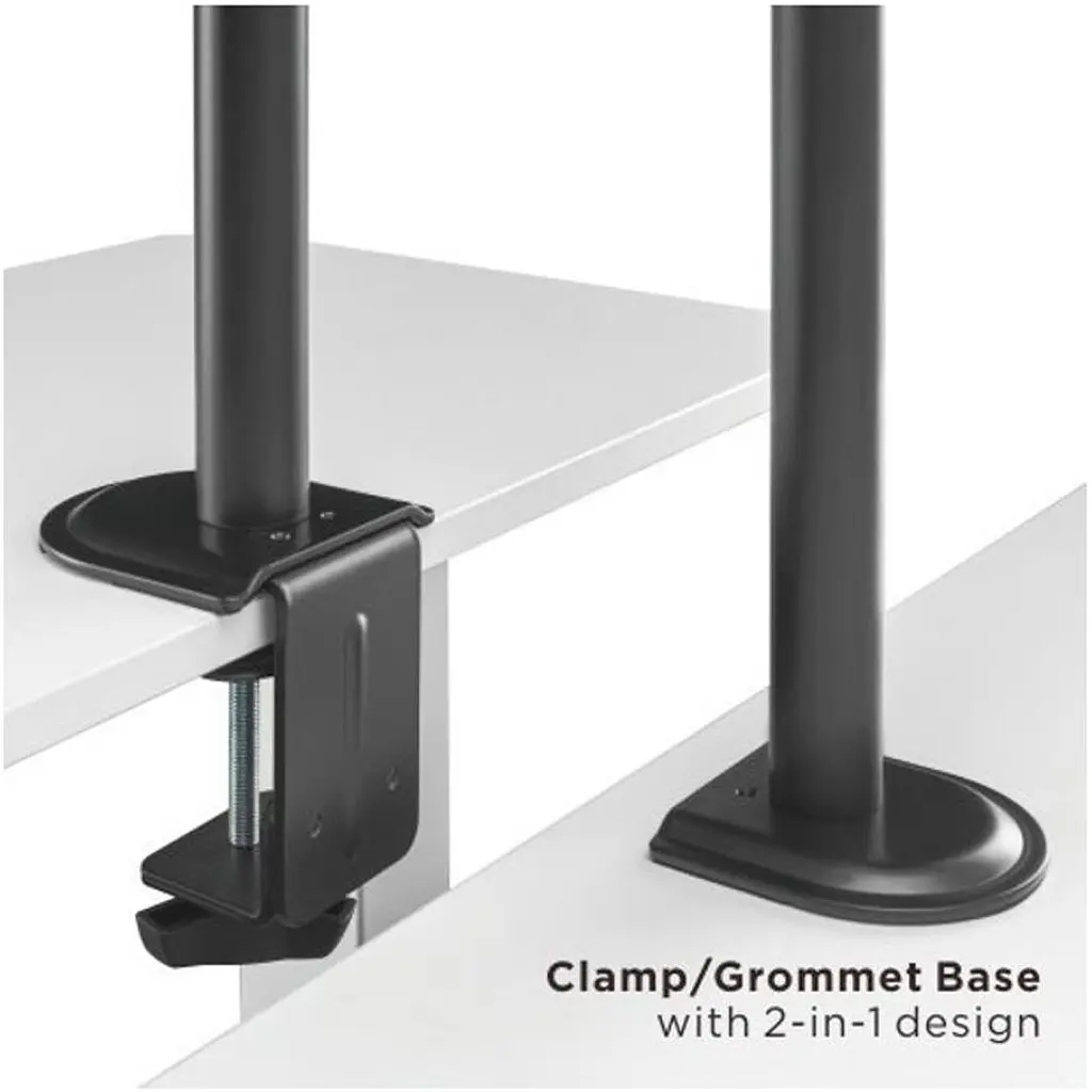 Настільне кріплення для моніторів HiSmart HS082437 17-32` Black [109027] - фото 2