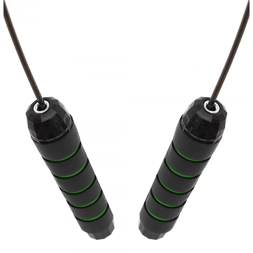 Скакалка швидкісна для кросфіту Cornix Speed Rope Classic XR-0148 Black/Green - фото 2