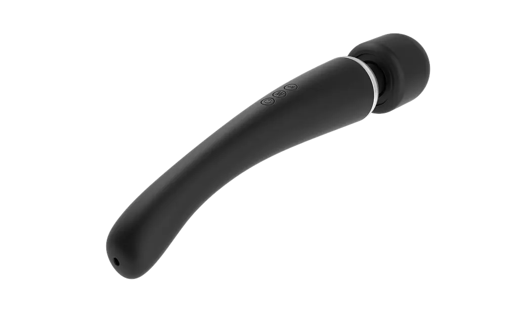 Потужний вібромасажер Dorcel Megawand Black перезаряджуваний, 160 режимів - фото 3