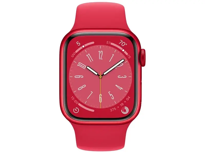 Смарт-годинник Apple Watch Series 8 GPS + Cellular 41mm PRODUCT RED Al. Case w. PRODUCT RED S. Band - M/L (MNV63) - фото 2