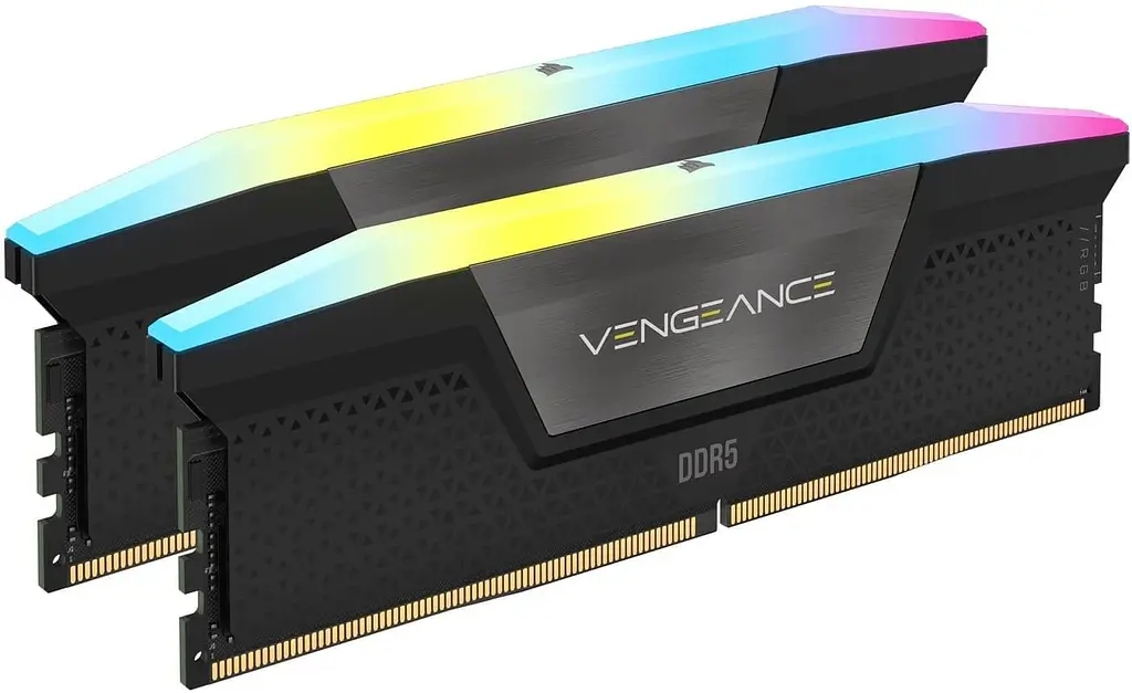 Модуль пам'яті Corsair DDR5 96GB (2x48) 6400MHz VENGEANCE RGB XMP 3.0 Black Heatspreader (CMH96GX5M2B6400C32) - фото 2