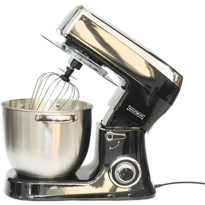 Кухонный комбайн Royalty Line PKM 2100BG 2100 Вт чаша 7.5 л тестомес + мясорубка + блендер черный - фото 2