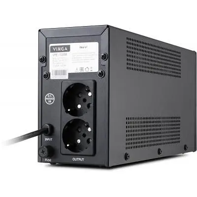 Пристрій безперебійного живлення Vinga LED 600VA metal case (VPE-600M) - фото 3
