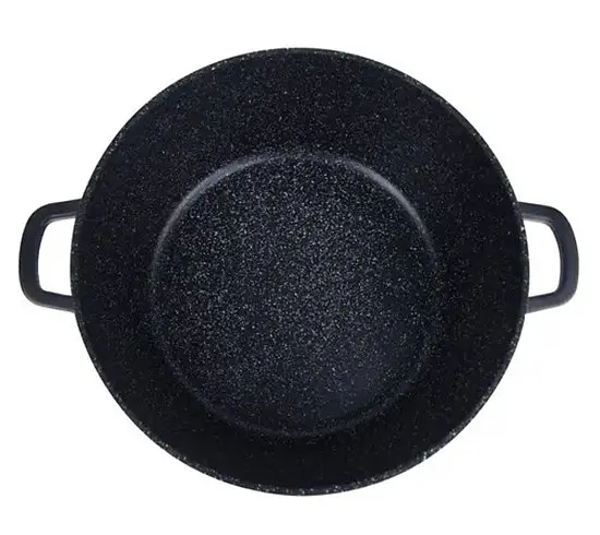 Каструля Bohmann BH 7350-26 MRB 5л з подвійним дном антипригарне мармур-граніт покриття з кришкою - фото 6