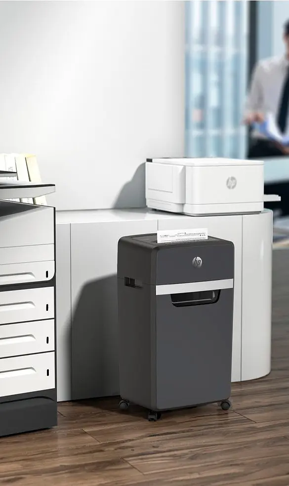 Знищувач документів HP Pro Shredder 16MC, A4, 80g х 16 листів, 2x15, 30 л., P-5 - фото 8