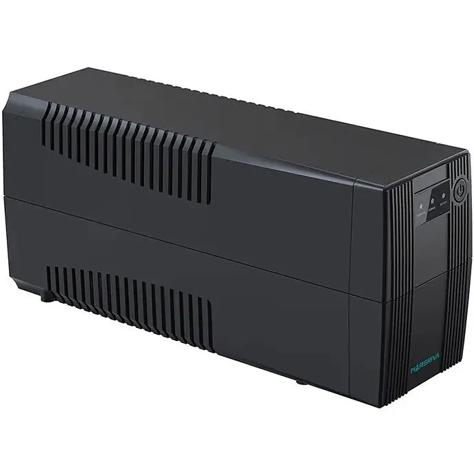 ДБЖ Marsriva MR-UF600, 600ВА/360Вт, Line-Interactive, LED version, 2хSchuko, 1x12V/7Ah - фото 2