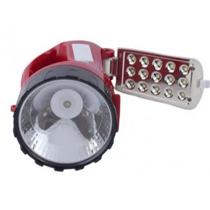 Акумуляторний LED ліхтар Yajia YJ-2820 переносний ручний Червоний - фото 2