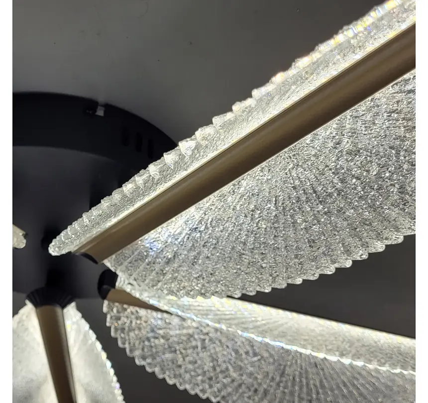 Дизайнерська LED люстра з 5 акриловими пелюстками, що світяться, Artlight 2407-5L - фото 6