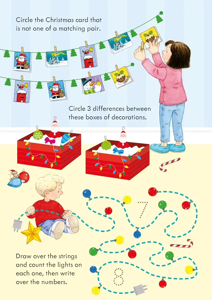 Poppy and Sam's Wipe-Clean Christmas Activities - фото 2