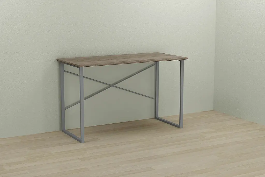 Комп'ютерний стіл Ferrum-decor Дейв 75x100x60 сірий ДСП Дуб Сонома Труфель 16мм (FRD-102360) - фото 4