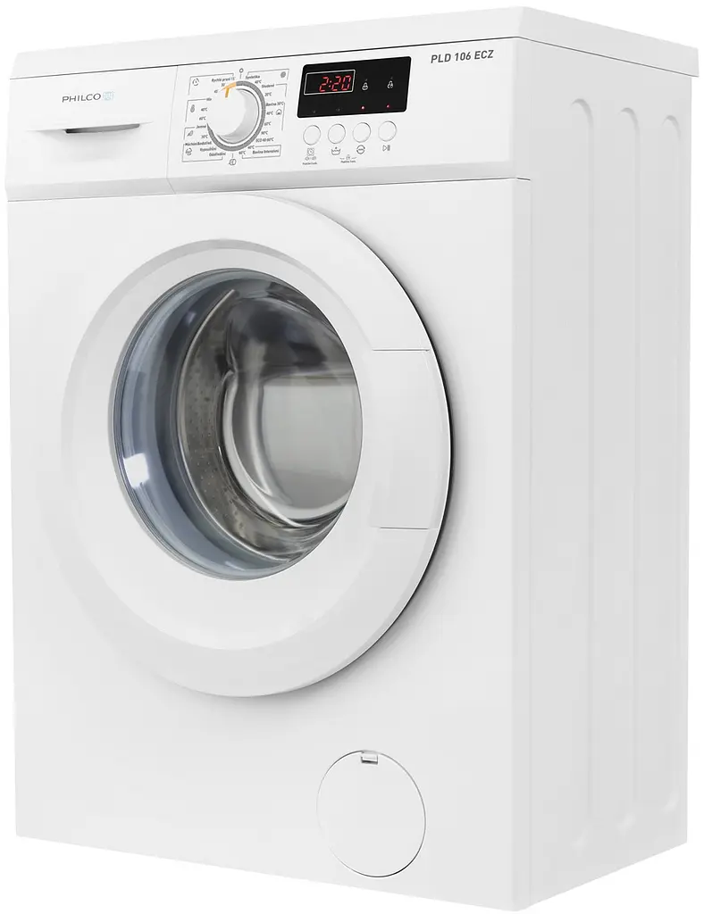 Пральна машина Philco фронтальна, 6кг, 1000, Е, 40см, дисплей, білий (PLD106ECZ) - фото 2