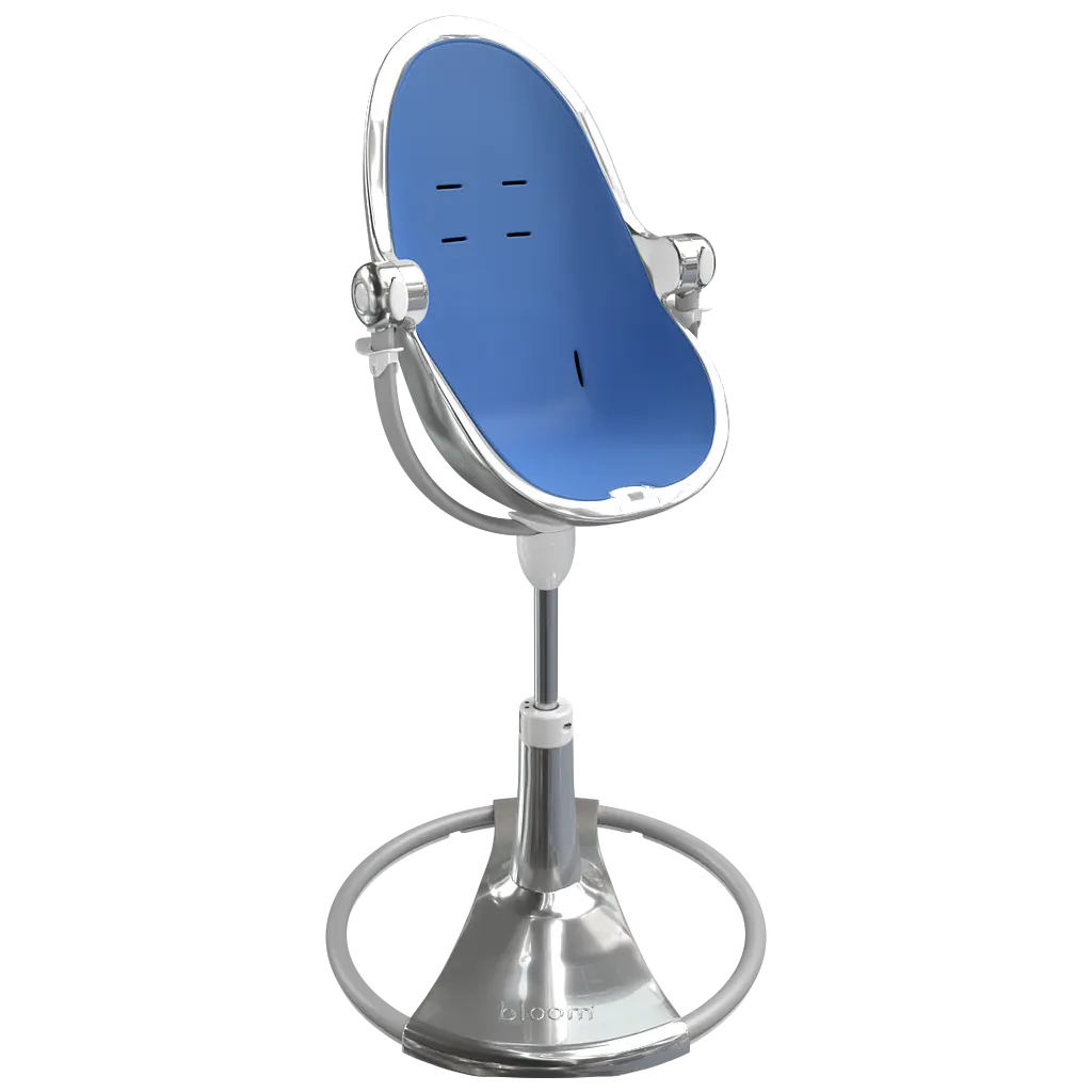 Стульчик для кормления Bloom Fresco Silver/Riviera blue (E10535-S\E10540-RBL) - фото 5