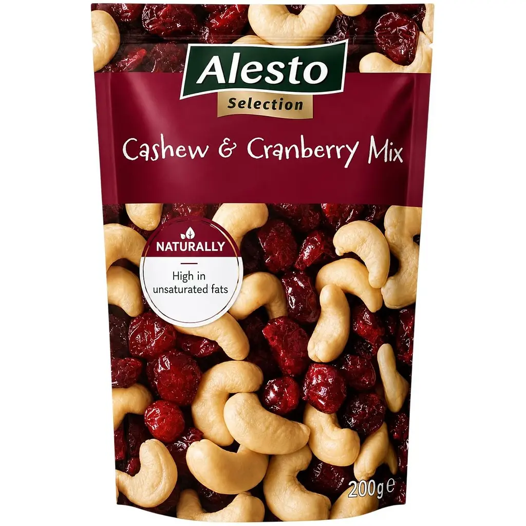 Смесь орехов и клюквы Alesto Selection Cashew-Cranberry Mix 200 г