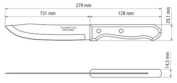 Ніж кухарський Tramontina DYNAMIC, 152 мм - фото 2