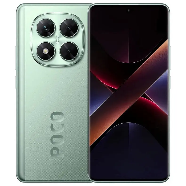 Смартфон Xiaomi POCO X7 8/256Gb зеленый (с NFC) без адаптера - фото 3