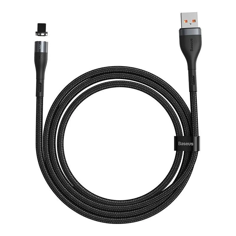 Кабель Baseus USB Lightning Magnetic 2.4 A Zinc color 1 m - фото 6