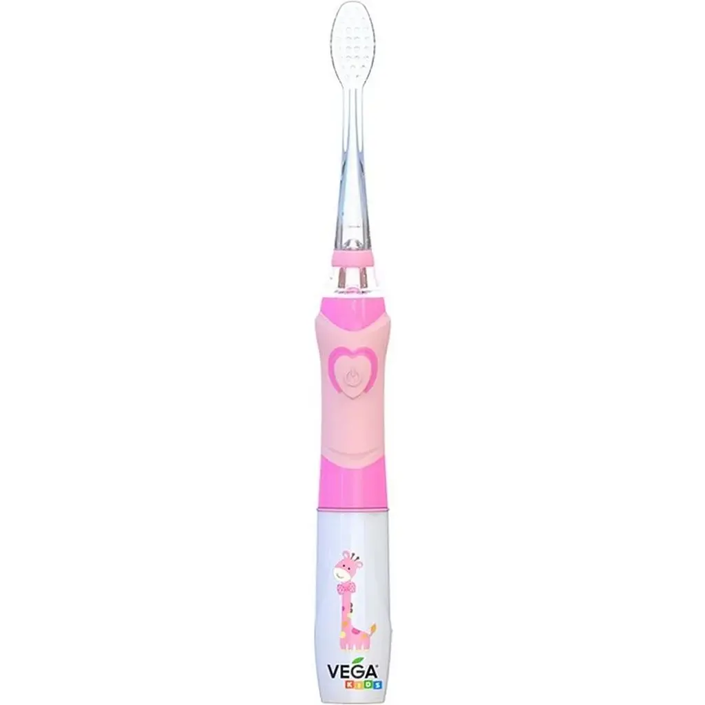 Електрична дитяча зубна щітка Vega Kids VK-400P Light-Up звукова рожева - фото 2