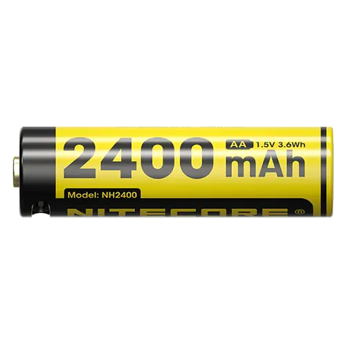 Комплект акумуляторів Li-Ion AA Nitecore NH2400 1.5V 2400mAh USB Type-C захищений (2 шт.) - фото 2