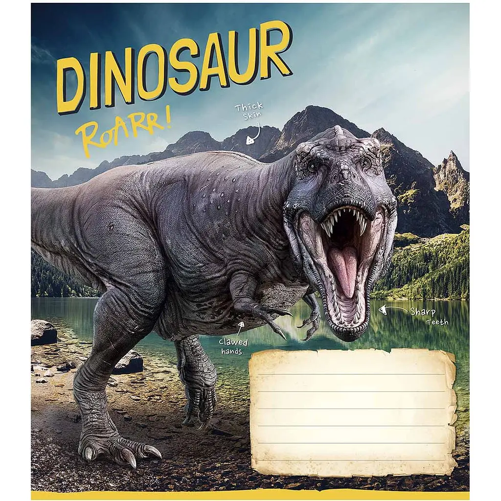 Зошит загальний Школярик Jurassic world у лінію 18 аркушів 25 шт. (018-3310L) - фото 5
