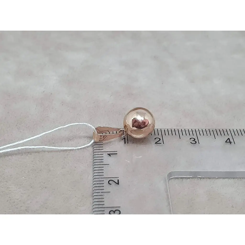 Золота підвіска Favoritum Кулька. 310328_9 - фото 3